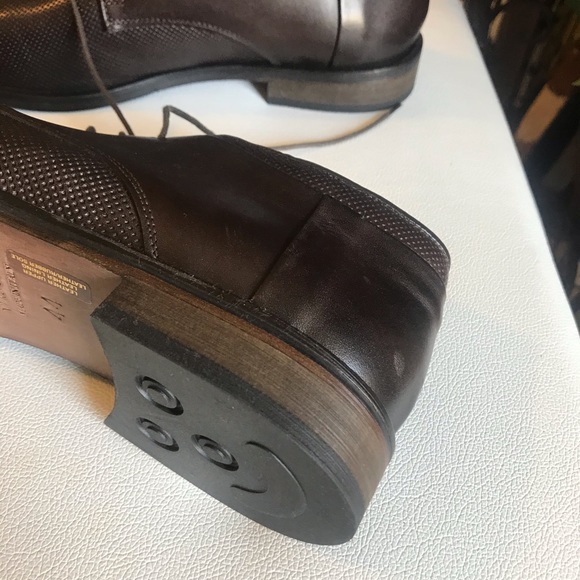 Dino Draghi leather perforated ankle boots size 11 - Picture 8 of 8